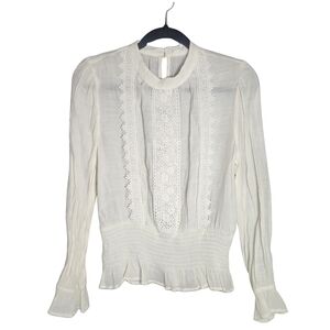 Elegant White Lace Blouse